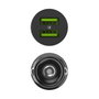 Green Cell GC PowerRide Nano36 Cargador de Coche 36W 2x USB-A Negro