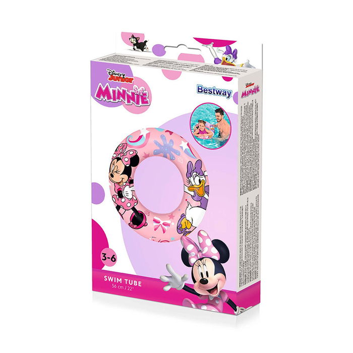 Bestway Flotador Hinchable Disney Minnie D56 cm +3 a 6 Años Playa y Piscina 91040 Bestway Flotador Hinchable Disney Minnie D56 cm +3 a 6 Años Playa y Piscina 91040