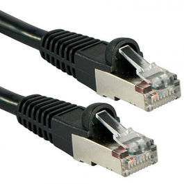 Lindy Cable de Red Cat.6A S/FTP 1m Negro RJ45