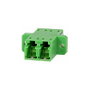 Synergy21 Cable de fibra óptica 9/125u Singlemode duplex verde con funda de PVC, con brida y protección láser en un extremo