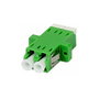 Synergy21 Cable de fibra óptica 9/125u Singlemode duplex verde con funda de PVC, con brida y protección láser en un extremo
