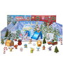 Jazwares Calendario Adviento Pokémon Deluxe Holiday Version con 16 Figuras y 9 Accesorios