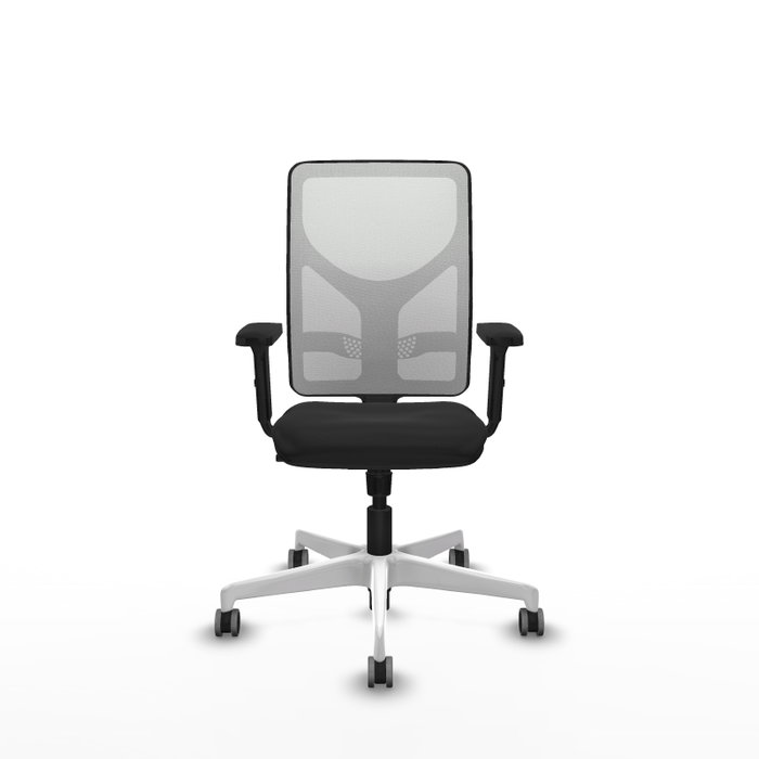 PIQUERAS Y CRESPO Silla de oficina Motilla con mecanismo Sincro, Negro y Blanco PIQUERAS Y CRESPO Silla de oficina Motilla con mecanismo Sincro, Negro y Blanco