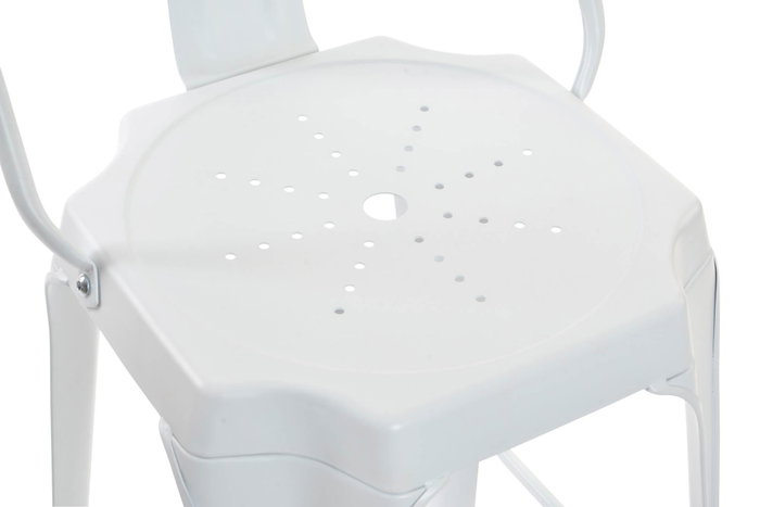 DKD Home Decor Taburete Blanco 48 x 113 x 44 cm (2 Unidades)