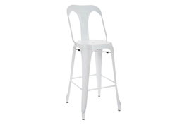 DKD Home Decor Taburete Blanco 48 x 113 x 44 cm (2 Unidades)