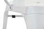 DKD Home Decor Taburete Blanco 48 x 113 x 44 cm (2 Unidades)