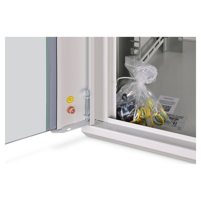 Digitus Netzwerkschrank Dynamic 12HE 638,40x600x600mm grau - Caja mural de 12U color gris