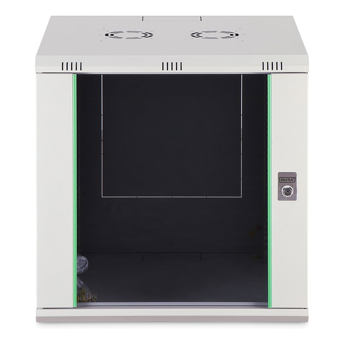 Digitus Netzwerkschrank Dynamic 12HE 638,40x600x600mm grau - Caja mural de 12U color gris