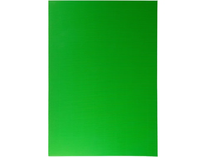 Liderpapel Cartón Ondulado 320g, Hoja 50 x 70 cm, Color Verde Pistacho, Papel para Manualidades