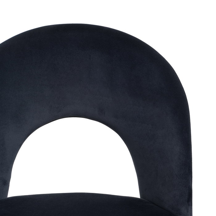 Silla Azul Tejido-Metal Contract 49 X 60 X 81 cm (Set de 4)