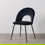 Silla Azul Tejido-Metal Contract 49 X 60 X 81 cm (Set de 4)