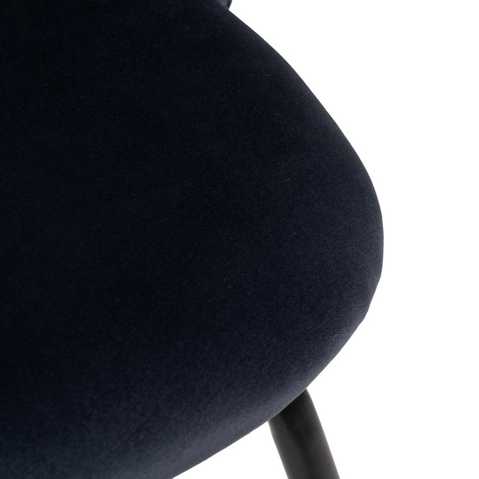 Silla Azul Tejido-Metal Contract 49 X 60 X 81 cm (Set de 4)