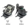 Babyauto Silla de Coche XPERTA Grupo 0/1/2/3 (0-150 cm) Giratoria y Reclinable con Reductor - Color Oliva - Ref. BAB8435593704783