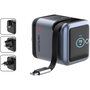 Verbatim Mini GaN Charger 70W con Cable USB-C Retráctil y Pantalla