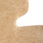 Silla Beige Tejido-Metal Salón 59,50 X 62,50 X 86 cm (Set de 2)