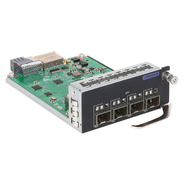 Hewlett Packard Enterprise HPE FlexNetwork Module 4Puertos 1/10G SFP Plus para 5140HI/5520HI/5600HI (JG936A)