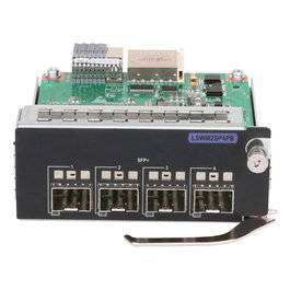 Hewlett Packard Enterprise HPE FlexNetwork Module 4Puertos 1/10G SFP Plus para 5140HI/5520HI/5600HI (JG936A)