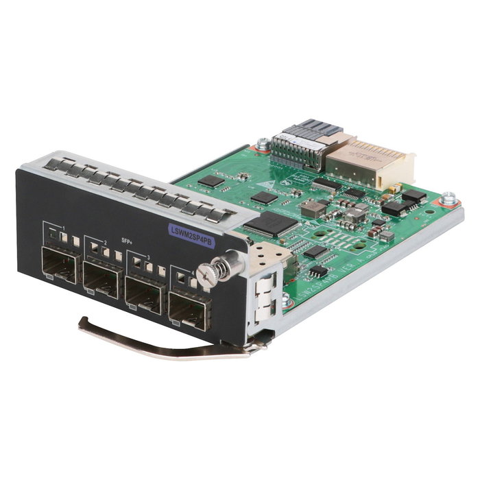 Hewlett Packard Enterprise HPE FlexNetwork Module 4Puertos 1/10G SFP Plus para 5140HI/5520HI/5600HI (JG936A)