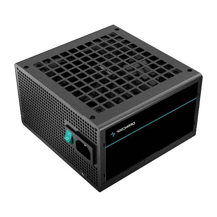 DeepCool R-PF350D-HA0B-EU Fuente de Alimentación 350W 80 PLUS White ATX, Negro, 230V, 85% Eficiencia, Cableado No Modular, 1 Ventilador de 12 cm