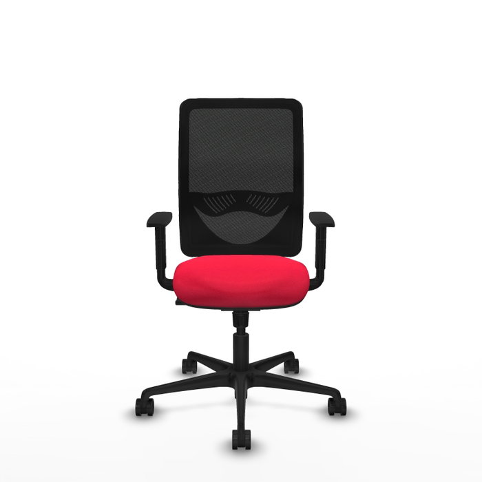 PIQUERAS Y CRESPO Silla de oficina Zulema con mecanismo Sincro, Rojo y Negro PIQUERAS Y CRESPO Silla de oficina Zulema con mecanismo Sincro, Rojo y Negro