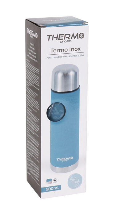 Thermosport Termo Inox 500 ml Soft Touch 2-Surt (6 Unidades)