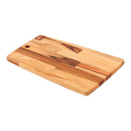 Tramontina Tabla para Cortar y Servir Madera Teca FSC Rectangular 40 x 28 x 1,8 cm