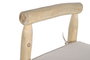 DKD Home Decor Taburete Teca Poliéster 50x50x102 Natural