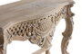 Giner y Colomer Consola de Madera de Mango Blanco Envejecido 76x120x42 cm