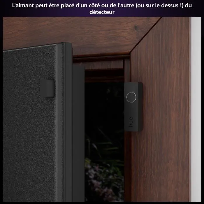 Philips Hue Sensores de Contacto Seguros x 2 Negro PHI1701429819288 Fácil Instalación Control App Philips Hue Sensores de Contacto Seguros x 2 Negro PHI1701429819288 Fácil Instalación Control App