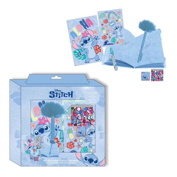 Cerdá Diario Set Stitch Disney Multicolor Cerdá Diario Set Stitch Disney Multicolor