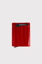 Zoozie Bags Cartera Unisex Rojo Piel PU Elegante y Resistente para Hombre y Mujer