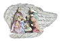 DKD Home Decor Nacimiento de Resina con Alas Beige y Multicolor
