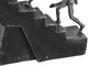 DKD Home Decor Figura Decorativa Resina Gris Oscuro 5 x 32 x 27 cm (2 Unidades)