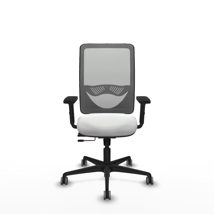PIQUERAS Y CRESPO Silla de oficina Zulema con mecanismo Sincro/Traslack, Blanco y Gris PIQUERAS Y CRESPO Silla de oficina Zulema con mecanismo Sincro/Traslack, Blanco y Gris