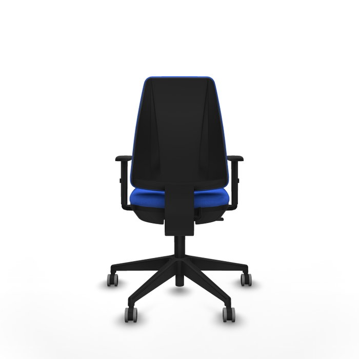 PIQUERAS Y CRESPO Silla de oficina Elche Azul con Brazos 1D