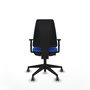 PIQUERAS Y CRESPO Silla de oficina Elche Azul con Brazos 1D