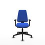 PIQUERAS Y CRESPO Silla de oficina Elche Azul con Brazos 1D