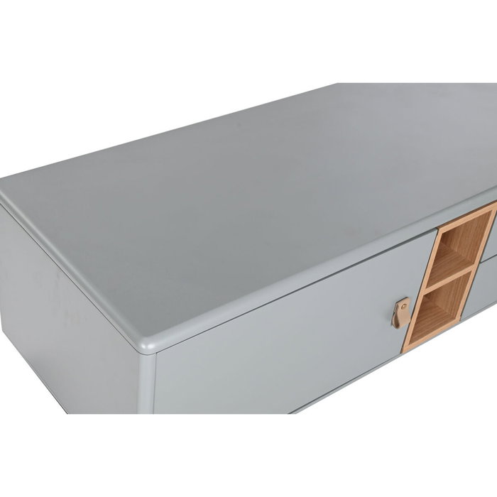 DKD Home Decor Mueble TV MDF PU Gris 140x40x55 DKD Home Decor Mueble TV MDF PU Gris 140x40x55