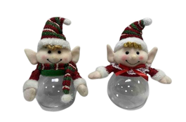 DKD Home Decor Figura Elfo Multicolor Surtida