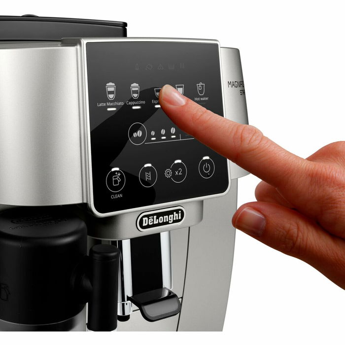 Cafetera Superautomática DeLonghi ECAM220.80.SB Negro Plateado 1450 W 15 bar 250 g 1,8 L