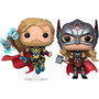 Funko Blister 2 Figuras POP Marvel Thor Love and Thunder Thor & Mighty Thor Exclusive