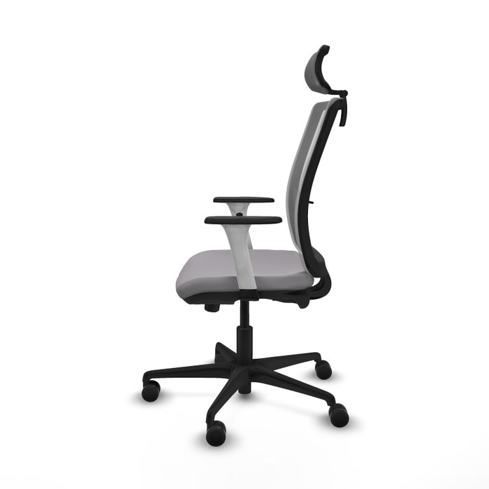 PIQUERAS Y CRESPO Silla de oficina Haches con mecanismo Sincro/Traslack Gris