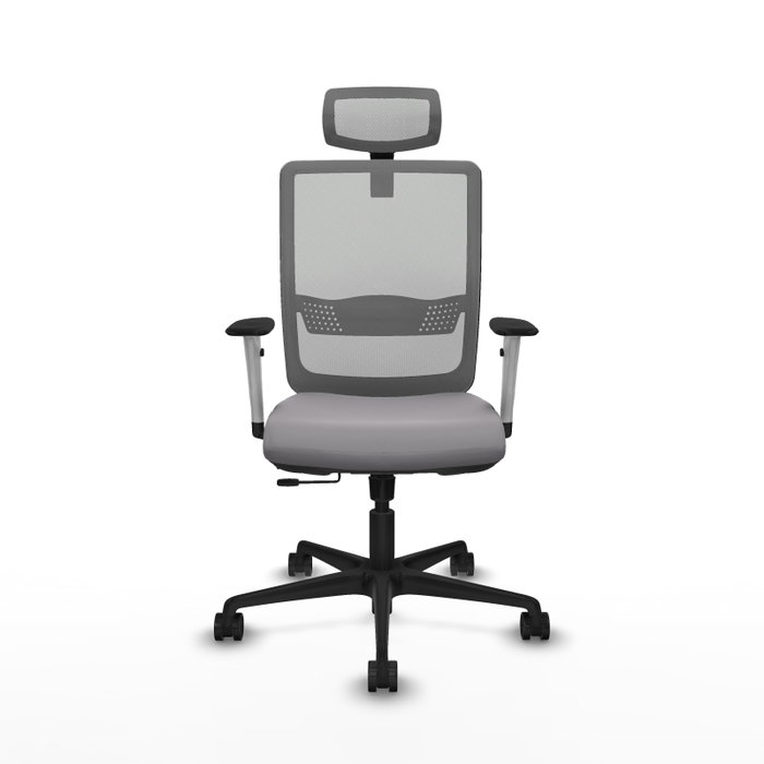 PIQUERAS Y CRESPO Silla de oficina Haches con mecanismo Sincro/Traslack Gris