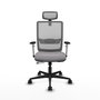 PIQUERAS Y CRESPO Silla de oficina Haches con mecanismo Sincro/Traslack Gris