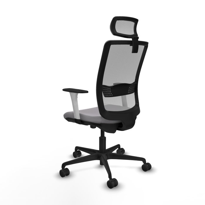 PIQUERAS Y CRESPO Silla de oficina Haches con mecanismo Sincro/Traslack Gris