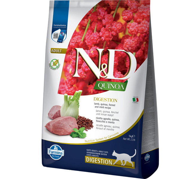 Farmina N&D Quinoa Digestion Cordero 5kg Farmina N&D Quinoa Digestion Cordero 5kg