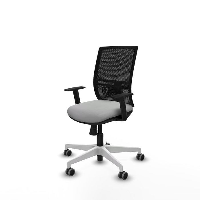 PIQUERAS Y CRESPO Silla de oficina Yunquera Gris claro y Negro PIQUERAS Y CRESPO Silla de oficina Yunquera Gris claro y Negro
