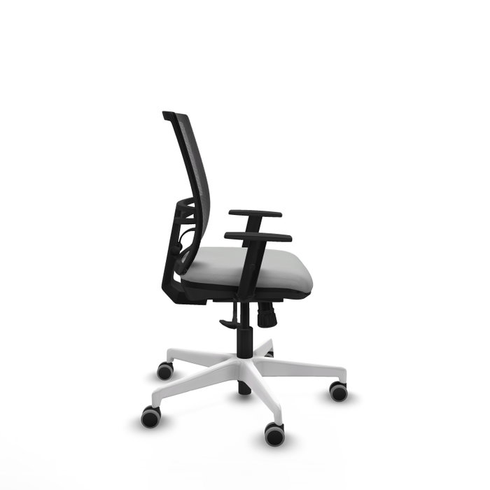 PIQUERAS Y CRESPO Silla de oficina Yunquera Gris claro y Negro PIQUERAS Y CRESPO Silla de oficina Yunquera Gris claro y Negro