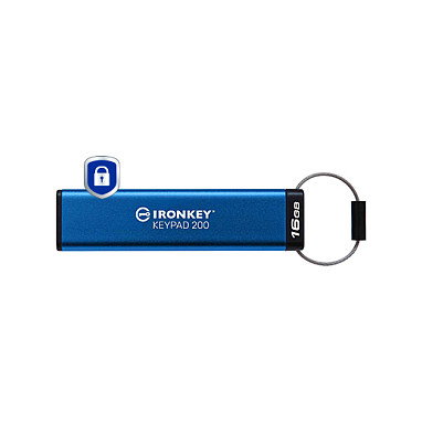 Kingston IronKey Keypad 200 16 GB Azul Kingston IronKey Keypad 200 16 GB Azul