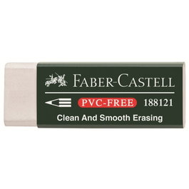 Faber-Castell Goma de borrar de plástico blanca
